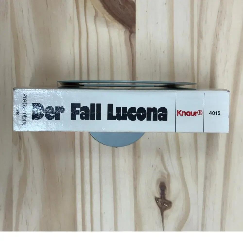 Der Fall Lucona by Hans Pretterebner 1989 PB German